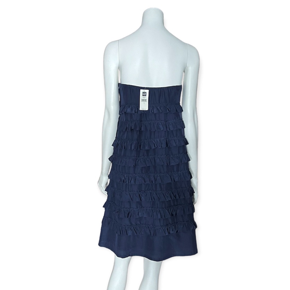 GAP Ruffed Strapless Dress - Picture 2 of 14
